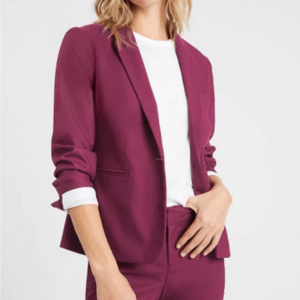 Banana Republic Maroon Blazer